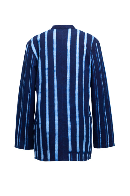 Zamer shirt | Indigo blue stripes