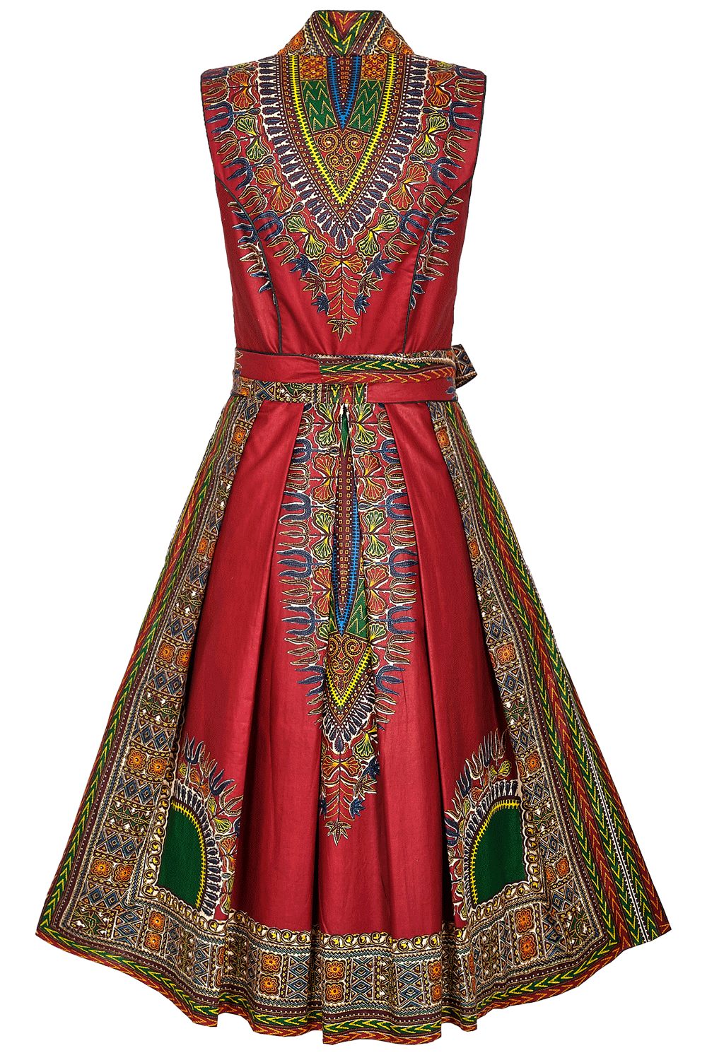 DIRNDL ANNA | WINE RED FIR GREEN