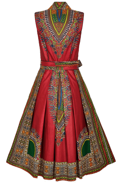 DIRNDL ANNA | WINE RED FIR GREEN