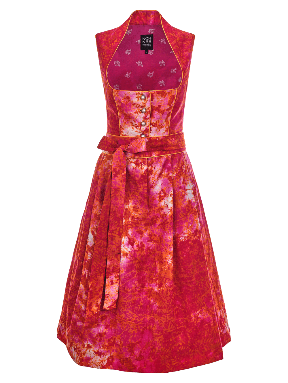 DIRNDL ANNA | RED FLORAL BATIK