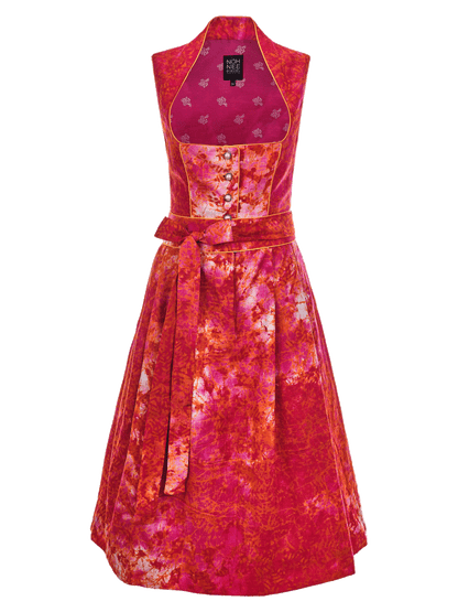 DIRNDL ANNA | RED FLORAL BATIK