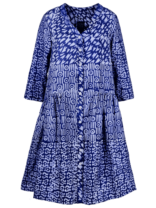 NOH NEE KLEID PATRICIA | BATIK BLAU